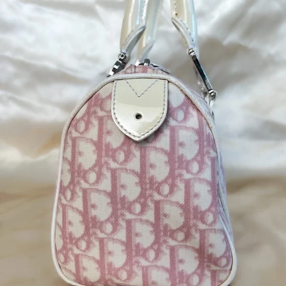 Rare Dior Pastel Pink Boston Bag - Picture 3 of 16